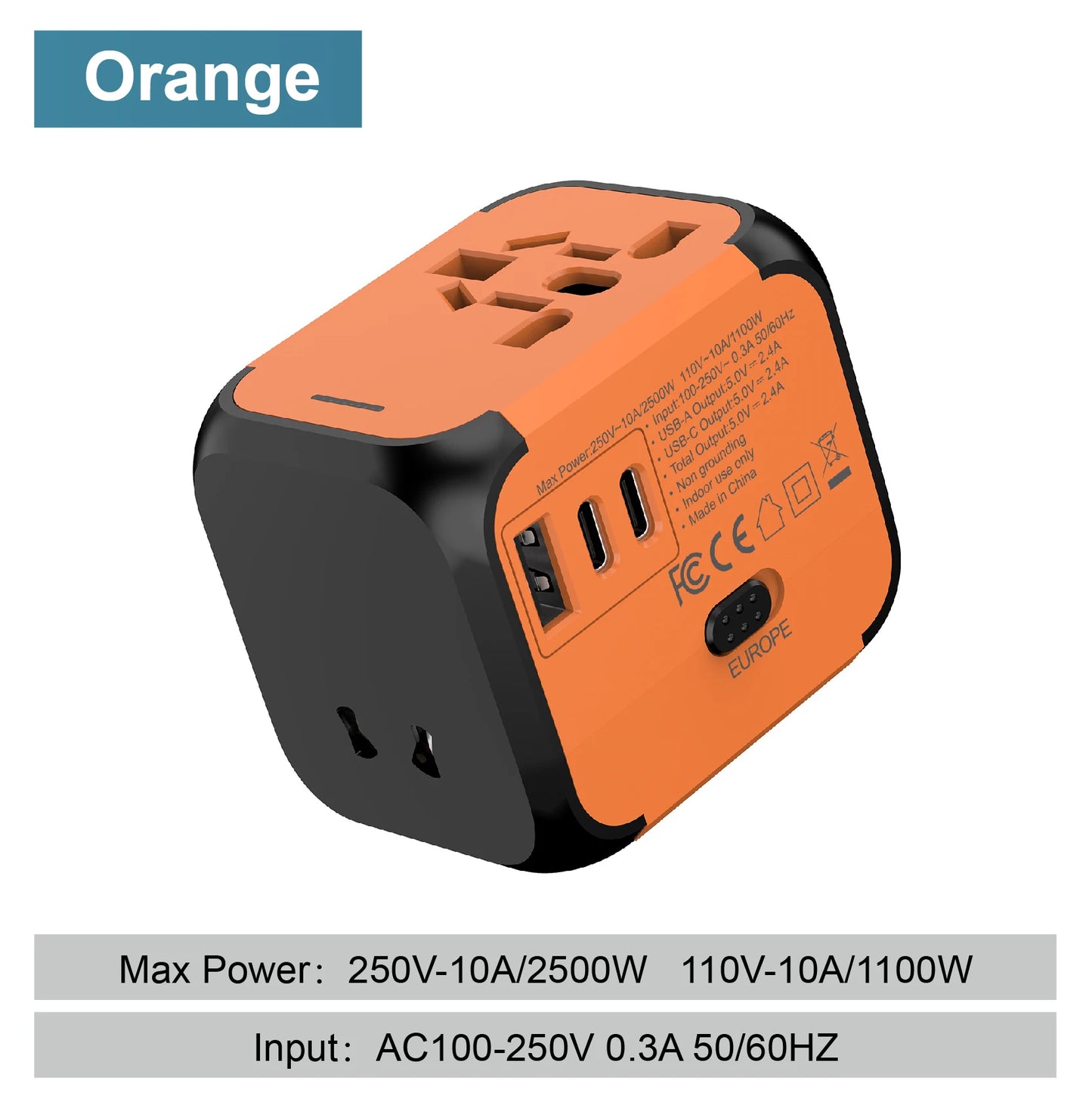 Multifunction Travel Adapter Converter Socket