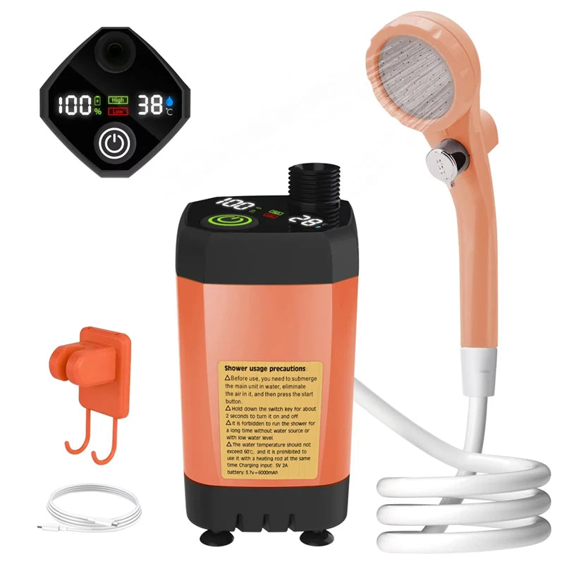 Intelligent Digital Display Outdoor Shower Kit