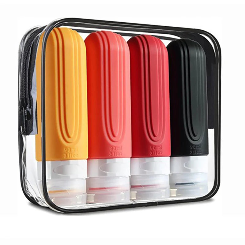 Silicone Squeezable Travel Bottles