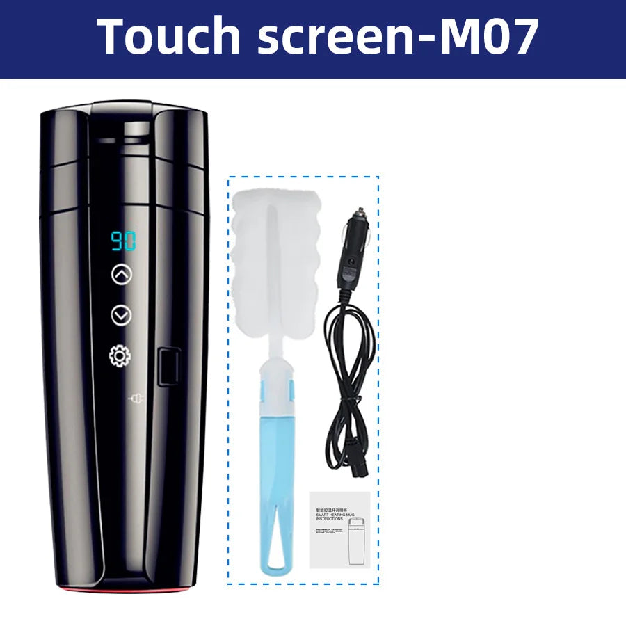 Smart LCD Display Travel Coffee Mug Warmer