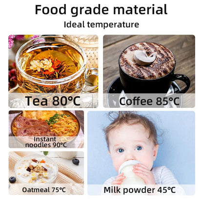 Smart LCD Display Travel Coffee Mug Warmer