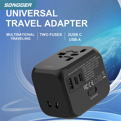 Multifunction Travel Adapter Converter Socket