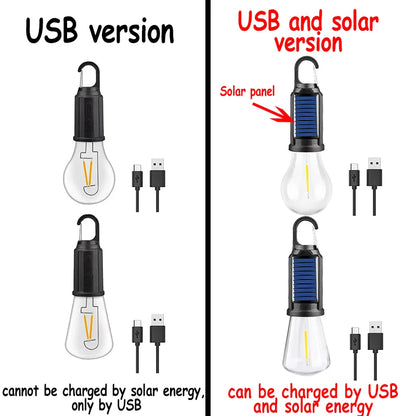 LED Solar Camping Bulbs Lamp