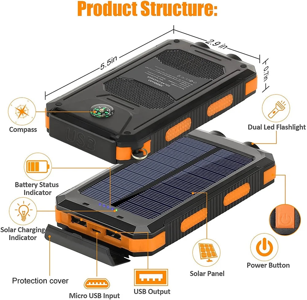 Portable Solar Power Bank