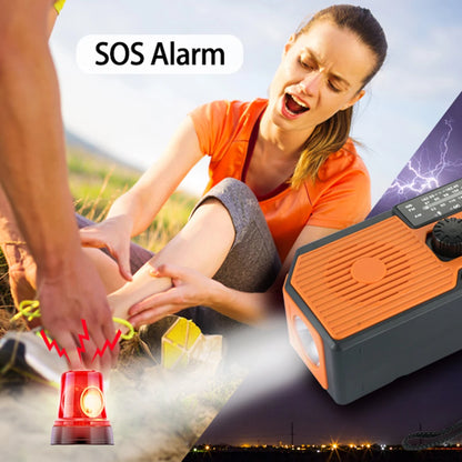 Solar Power Multifunctional Radio LED Flashlight