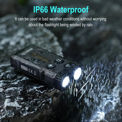 LED Rechargeable Flashlight with RGB Atmosphere