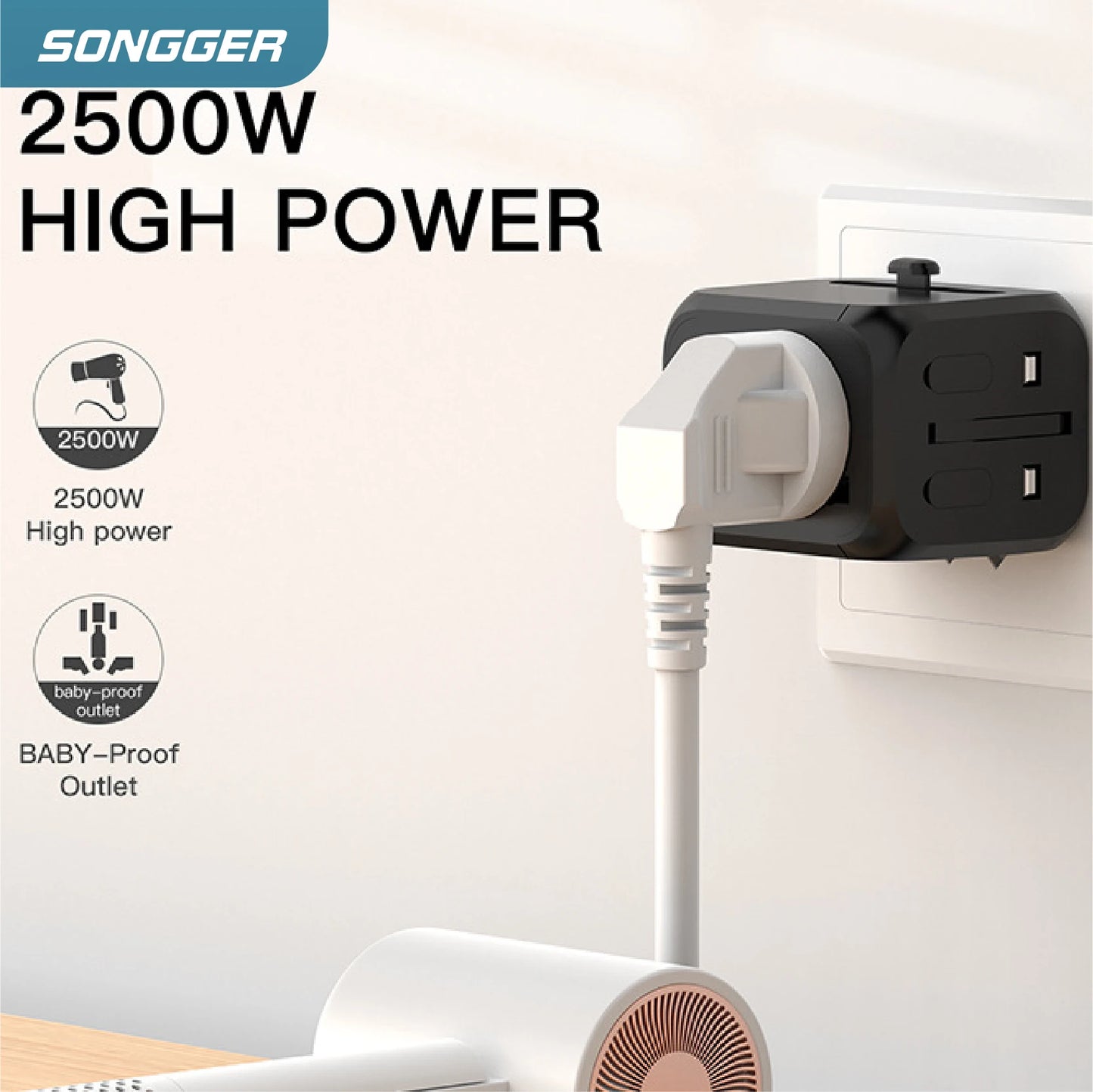 Multifunction Travel Adapter Converter Socket