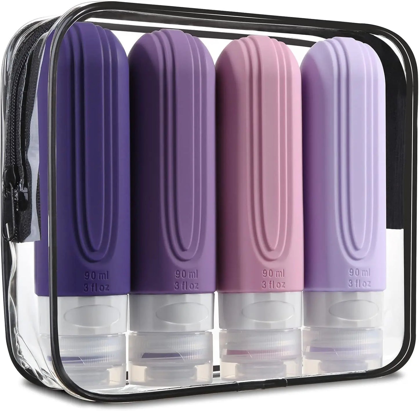 Silicone Squeezable Travel Bottles