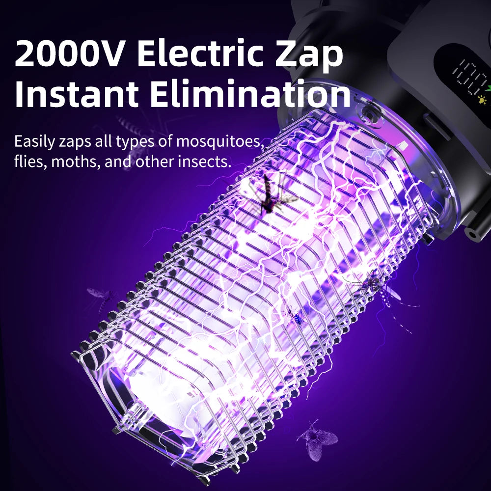 Outdoor Solar Powered Mosquito Killer Lamp