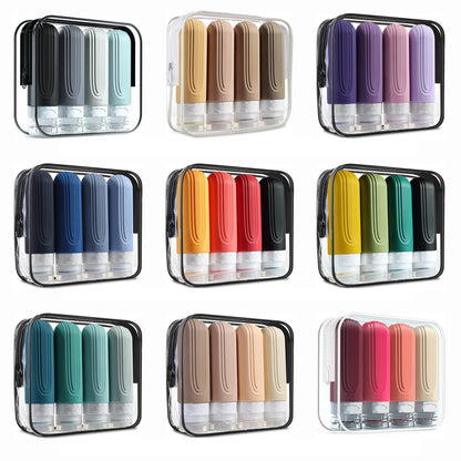 Silicone Squeezable Travel Bottles